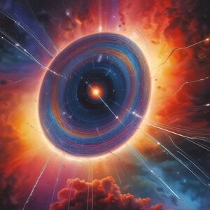 Vibrant Cosmic Art Print